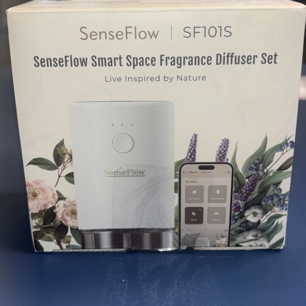SF101S Smart Wi-Fi Waterless Ultrasonic Essential Oil Diffuser Peppermint Scent